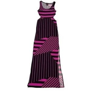 2B BeBe Long Maxi Cut Out Sides Dress